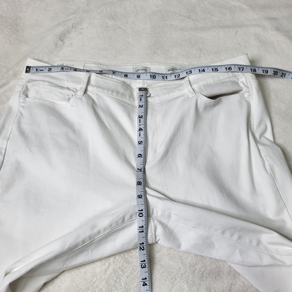 J.Jill White Cropped Pants Size 16 Petite 16P - Picture 11 of 12